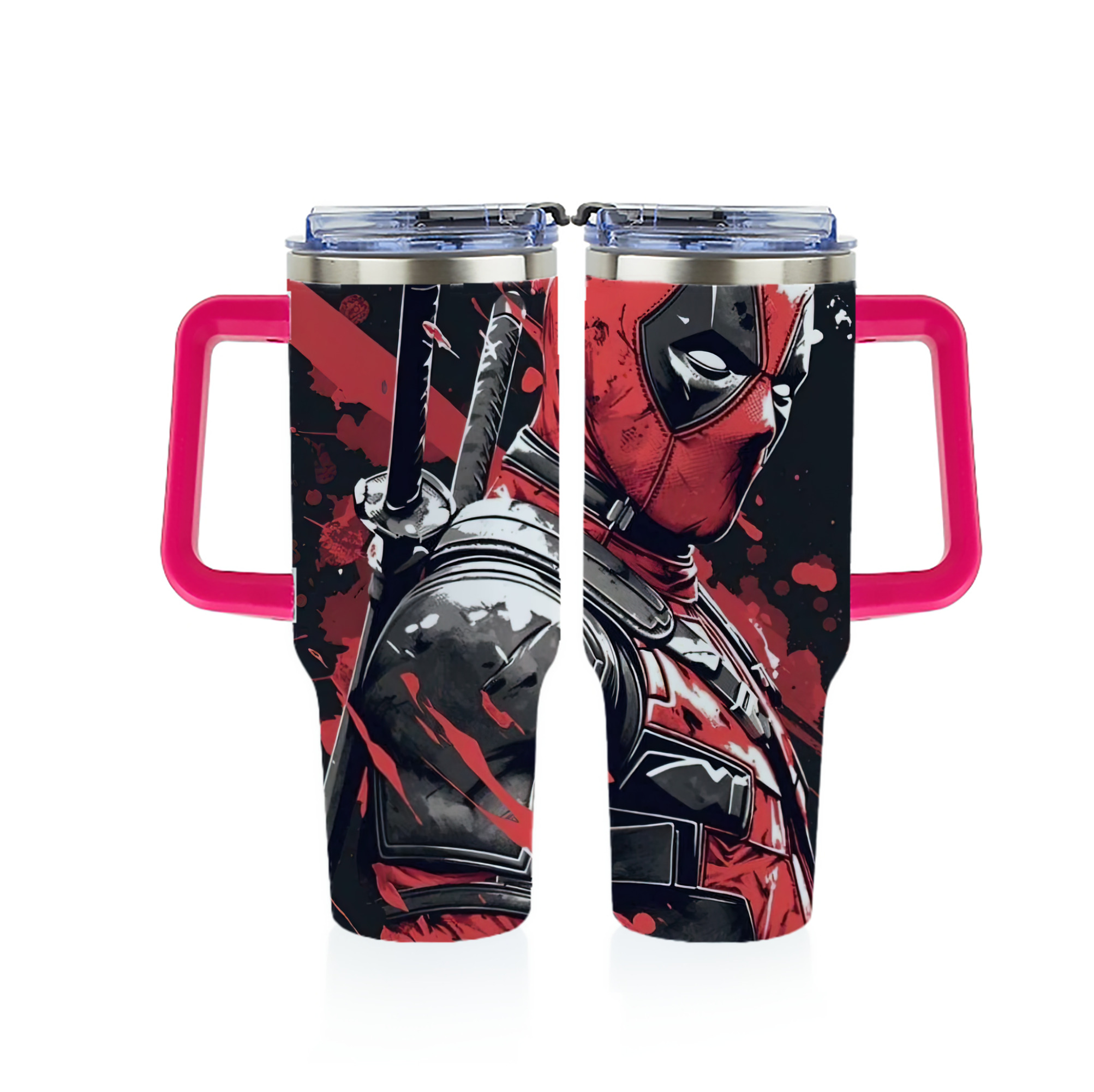 （画像用） Deadpool デッドプール 1200ｍLフルプリント車用タンブラー